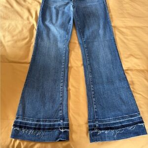 Liverpool Women's Blue Wide Leg Flare Jeans